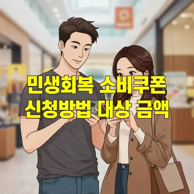 민생회복 소비쿠폰 신청방법, 대상, 금액 총정리 썸네일