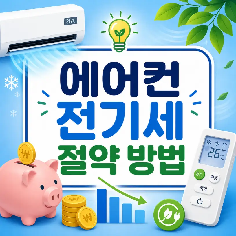 에어컨 전기세 절약 방법, 전기요금 확실하게 아끼는 실천 노하우